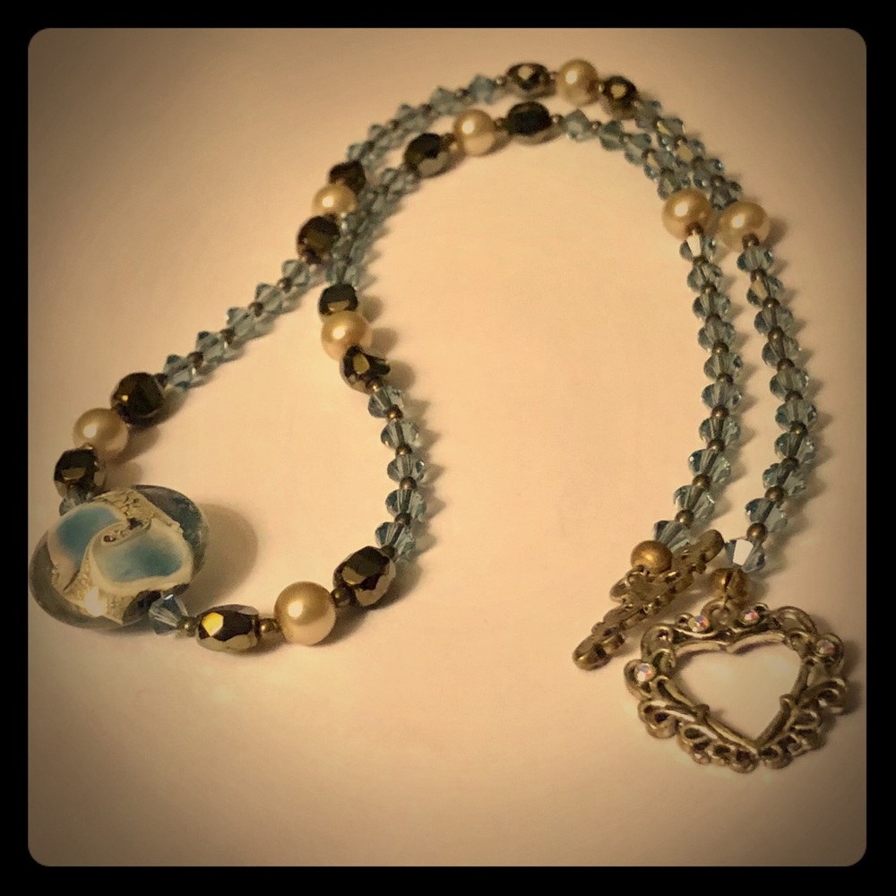 Handmade Glass Bead Necklace